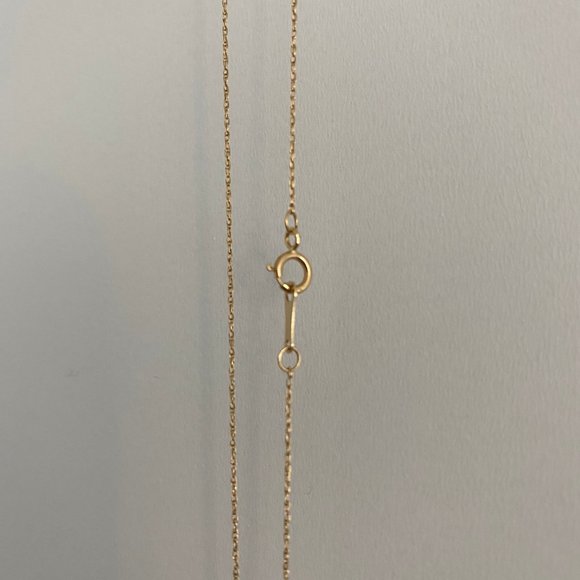 Purple 4.22 Carat Amethyst and Diamond Necklace 18" Yellow 14K Gold Chain - Picture 8 of 12